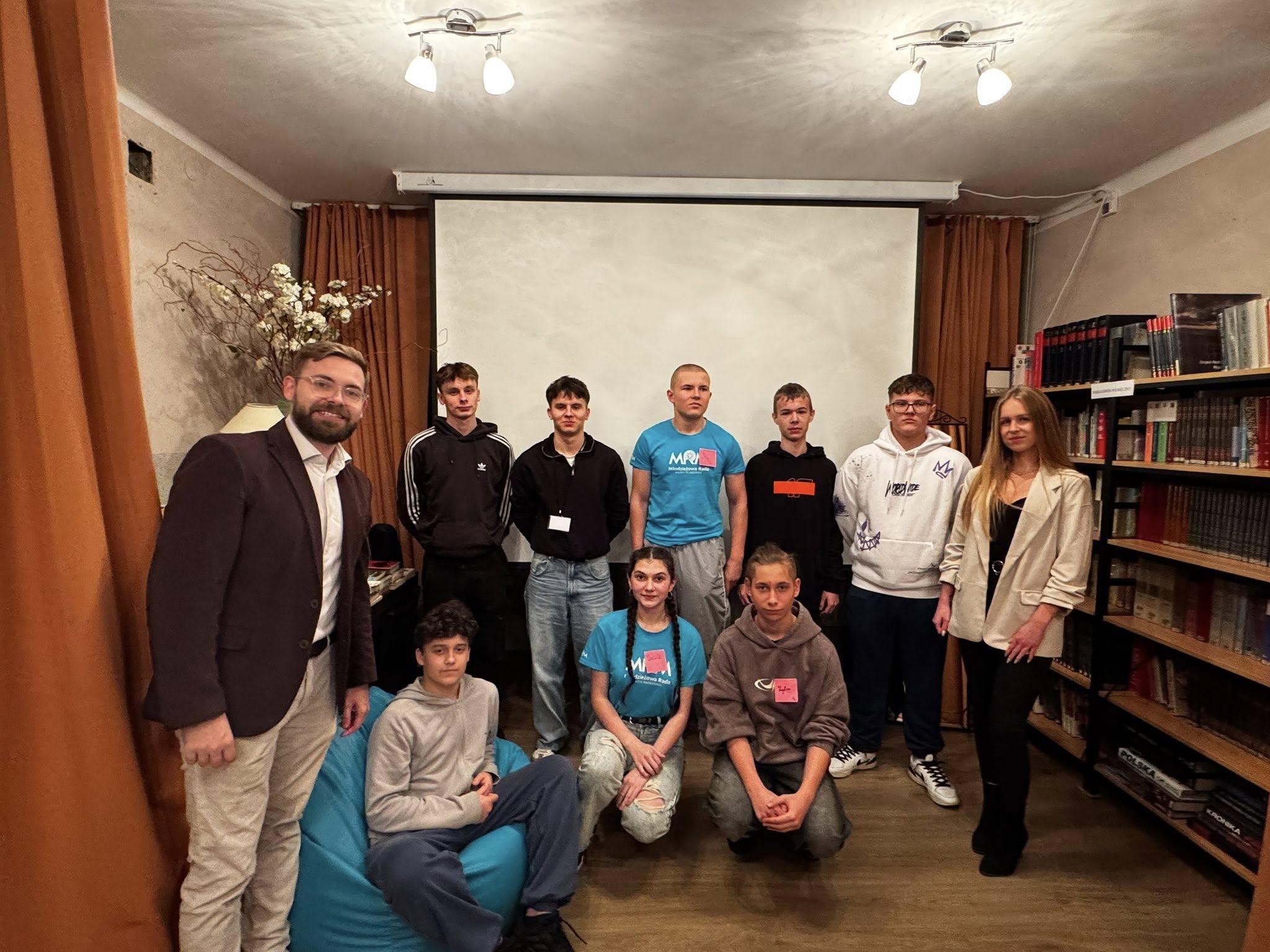 Photo from the activities of the project “Active Councils – Youth in Action!”