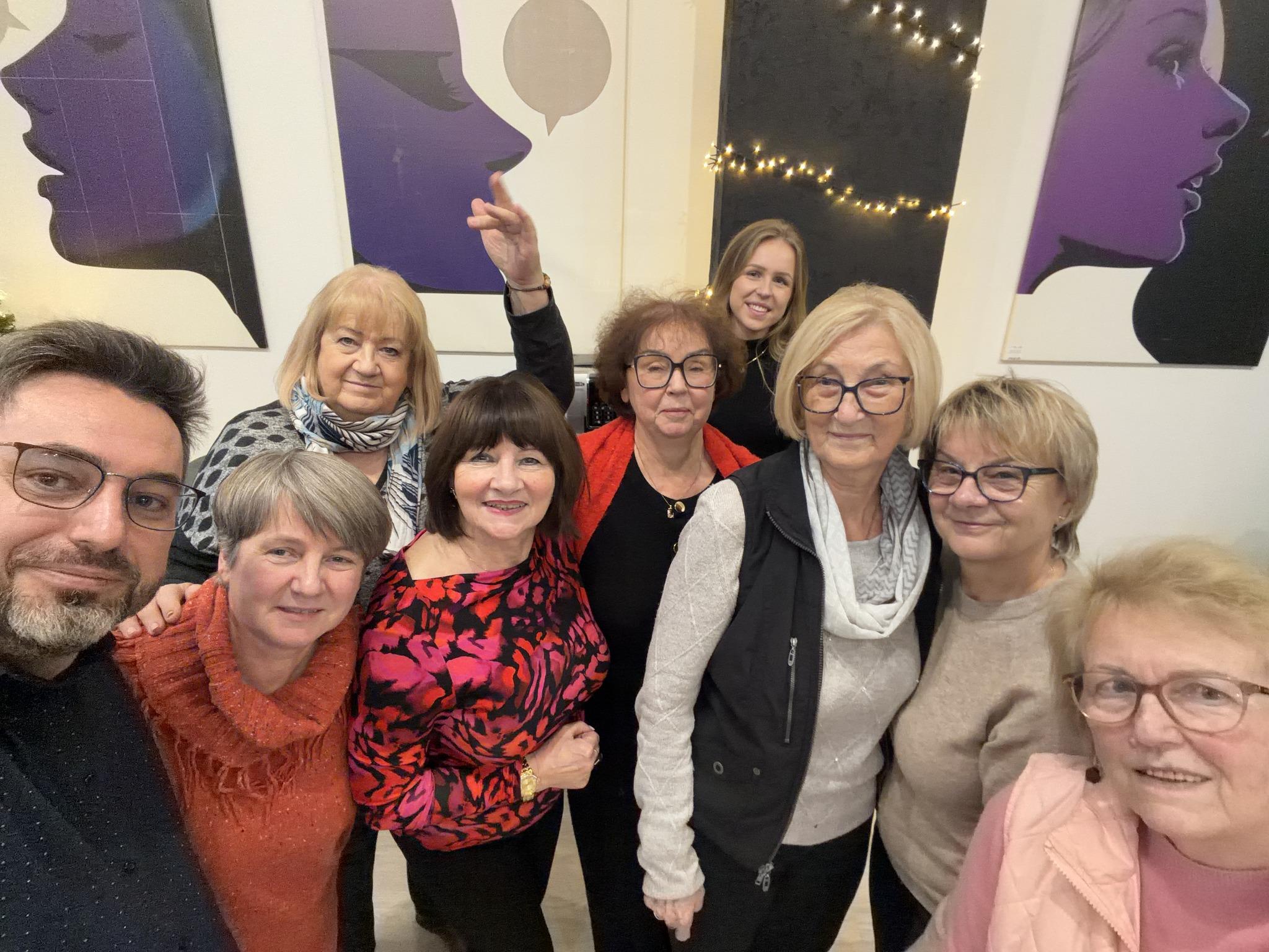 Group photo of the project participants and facilitators during a joint meeting.